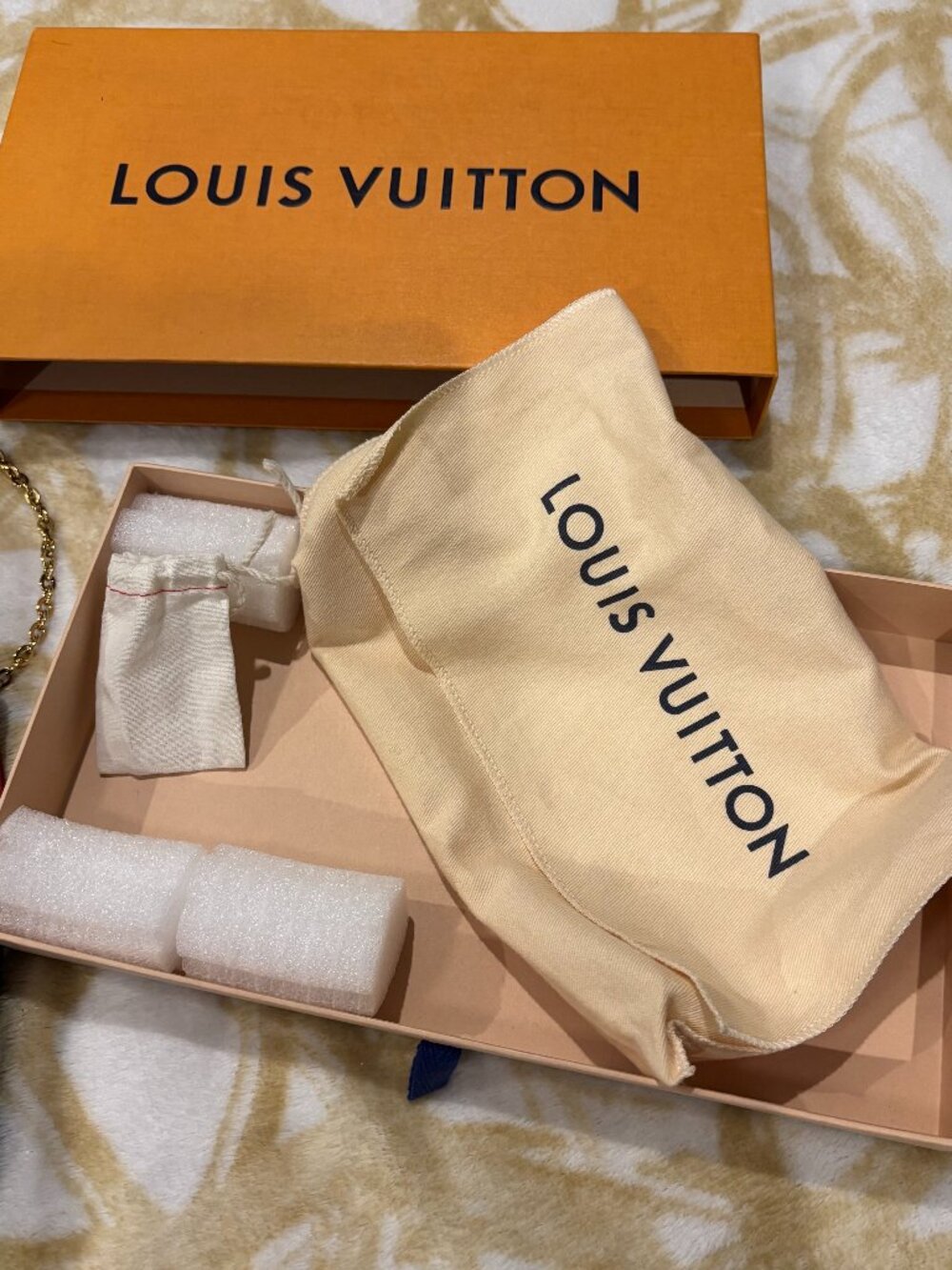 Louis Vuitton Navy Félicie Pochette in Monogram Empreinte Leather